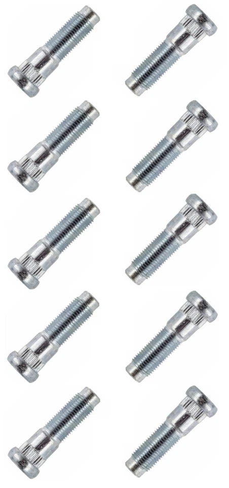 10 Wheel Lug Studs FRONT  for Dodge Ford Lincoln Mazda Mercury  1/2"-20 RWD - Image 2 of 2