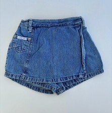 Vintage Cherokee Light Washed Elastic Waist Demin 3 pockets Toddler Skort