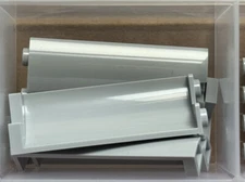 LEGO Parts - Light Bluish Gray Cylinder Quarter 2 x 2 x 5 - No 30987 - QTY 5