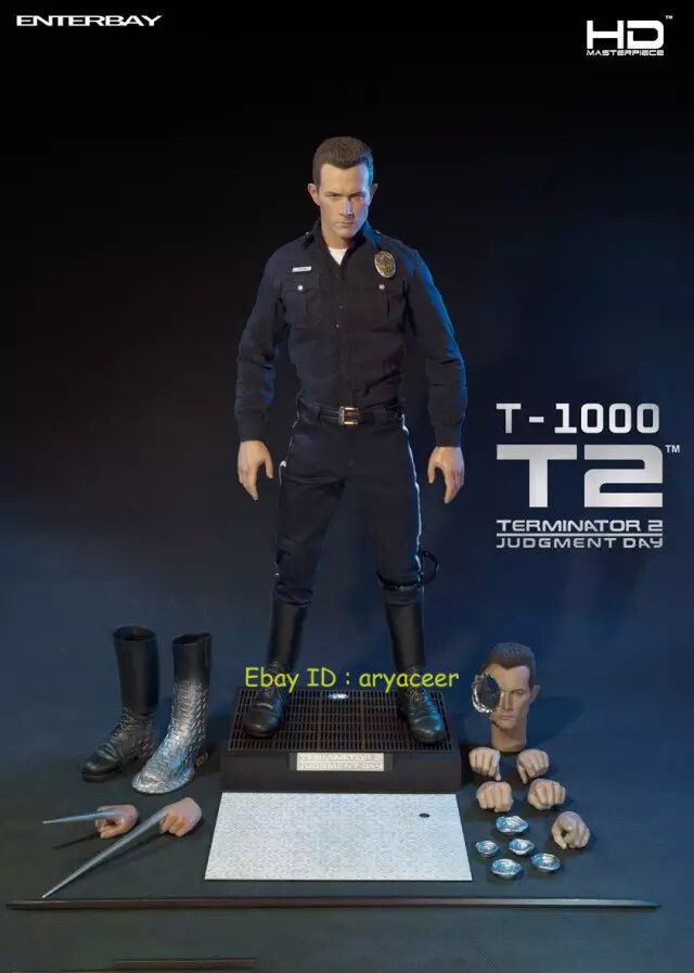 ENTERBAY エンターベイ TERMINATOR2 ターミネーター2 Enterbay Terminator 2 Judgment Day T-1000 1/4 ﻿Action Figure In