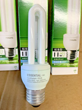 11w E27 PHILIPS Pack of 1 (CFL STICK Cool White)