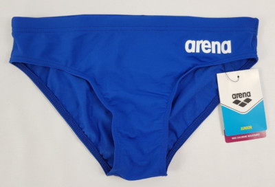 Arena B Solid Brief Junior Unisex Blau 12-13Y wie neu mit Etiketen Badeanzug