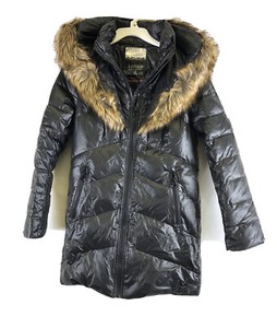 dex women's hooded puffer jacket