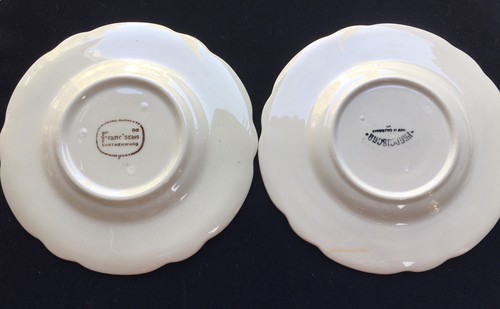 Set Of 8 Franciscan Desert Rose Earthenware Bread Butter Plate 6 1/2” USA - Picture 3 of 3
