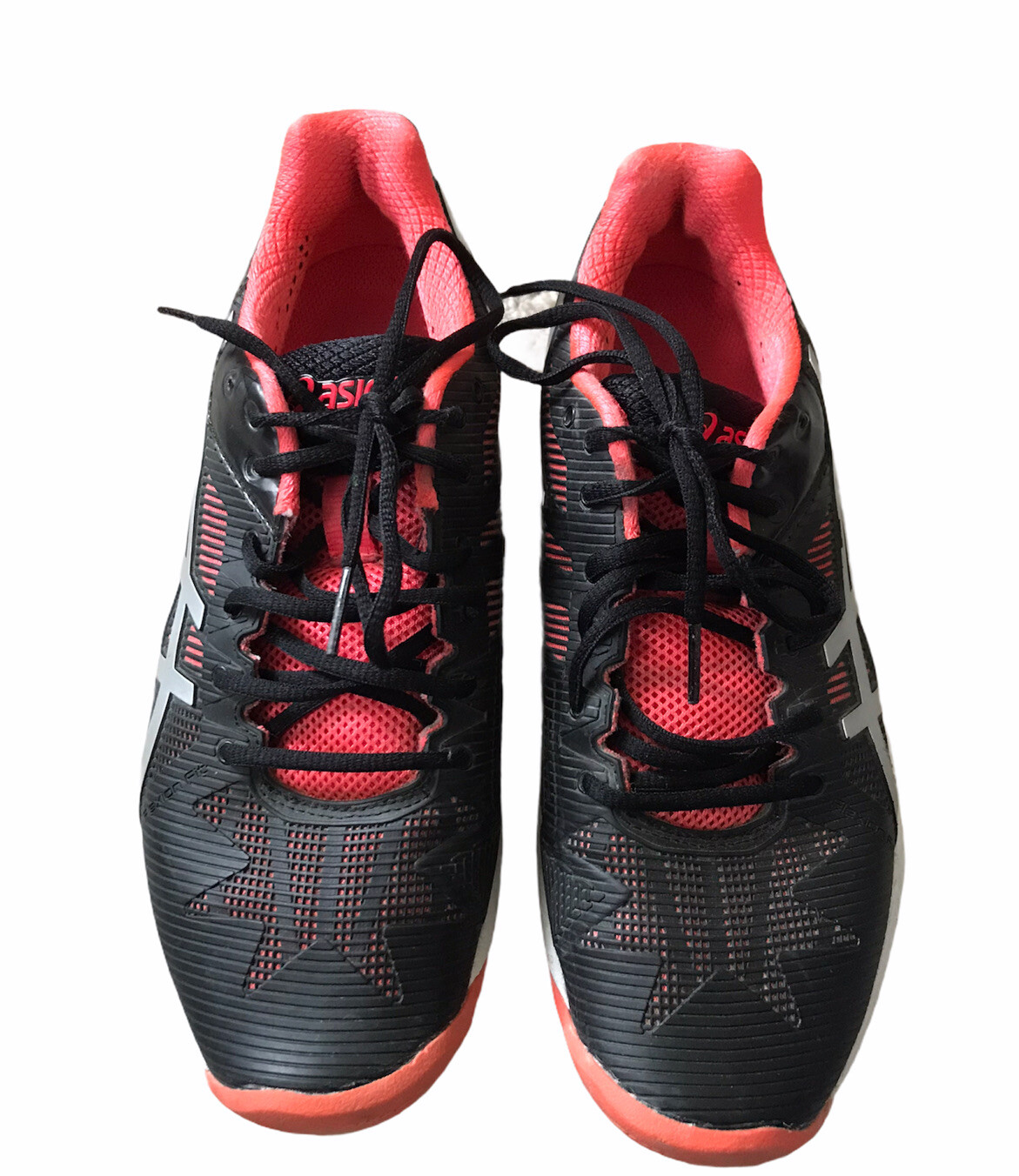 Asics Women\u0026#039;s Gel-Solution Speed 3 Clay Tennis Shoes Black and Diva  Pink | eBay