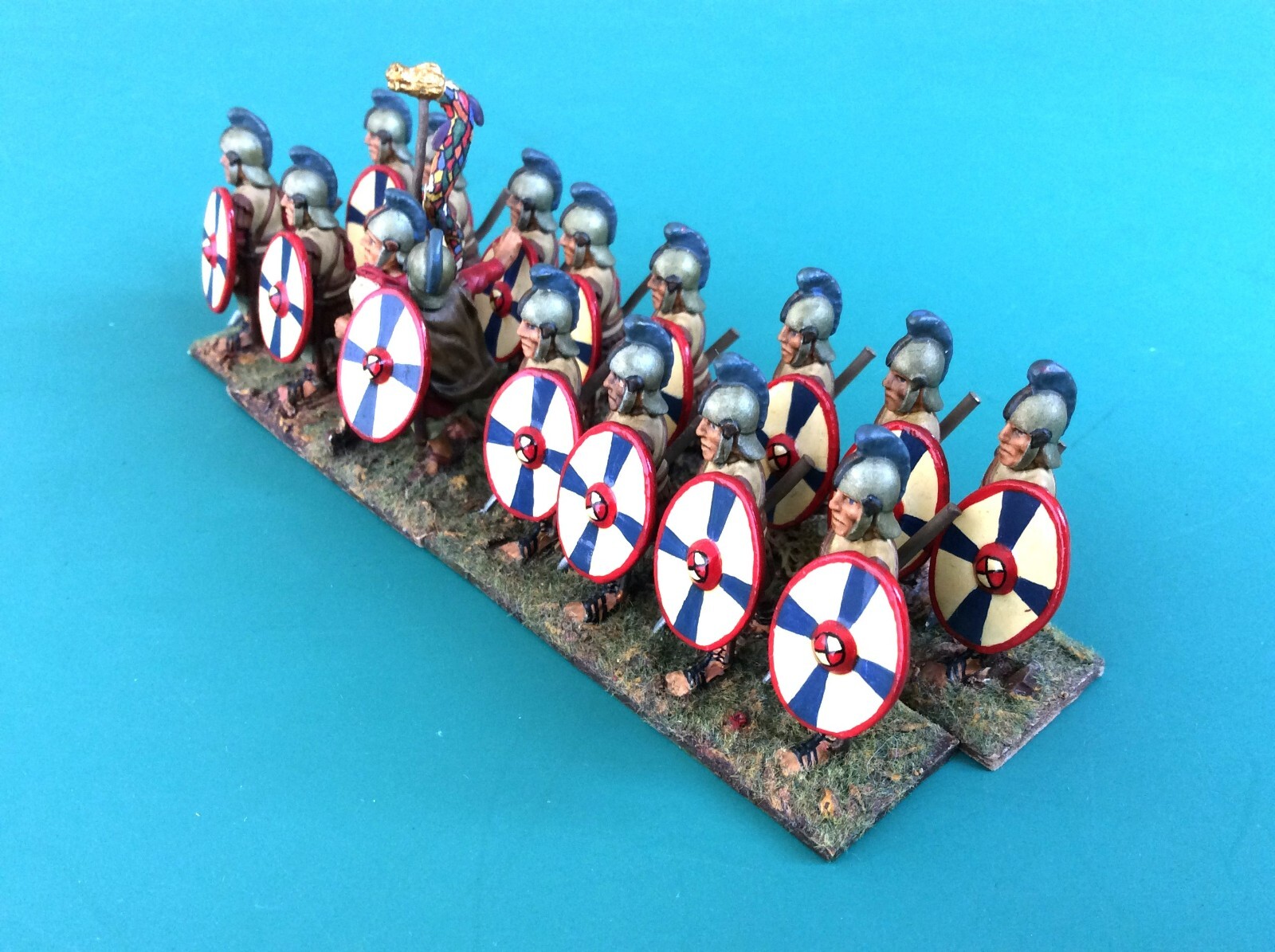 28mm Late Roman Legionaries 3 unit of 16 figures painted & based