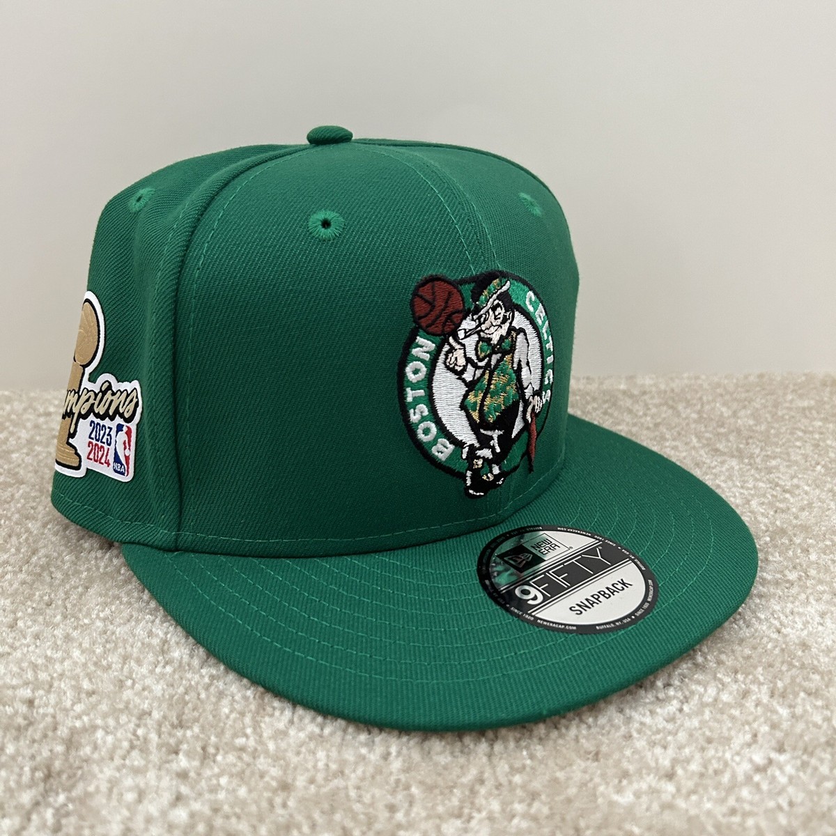 NBA Finals 2024 ボストンセルティックス キャップ 9FIFTY Men's New Era Cream Boston Celtics 2024 NBA Finals Champions