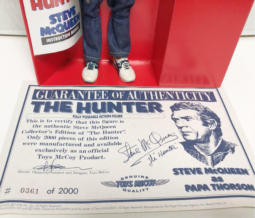 トイズ・マッコイ製 THE HUNTER STEVE McQUEEN ACTION FIGURE -THE HUNTER-