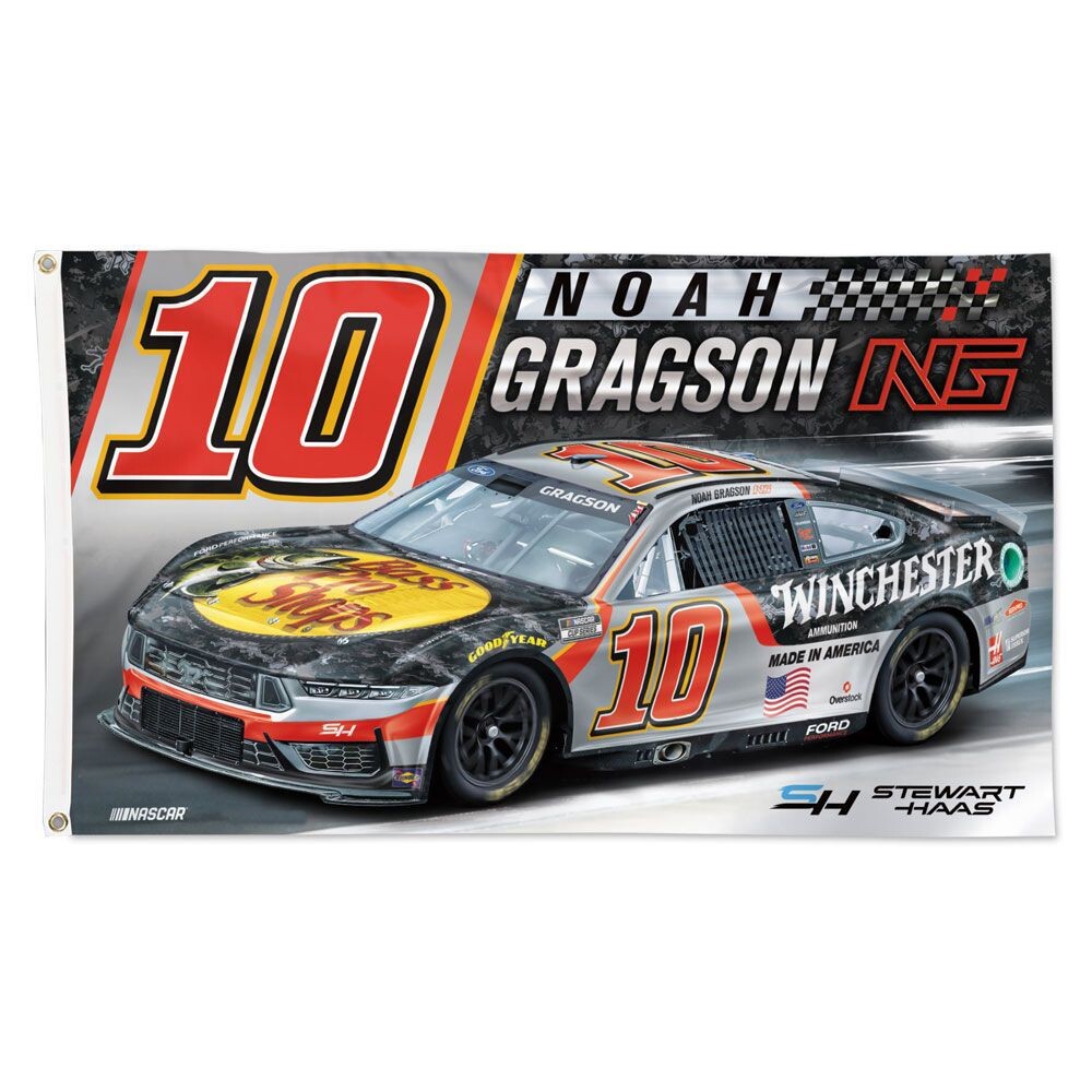 Noah Gragson #10 NASCAR 3x5 FT Racing Flag Wall Decor Banner