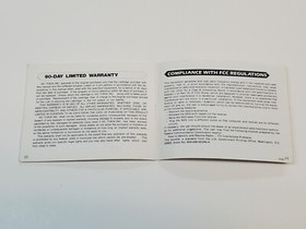 Golgo 13 Top Secret Episode II Authentic Original NES Nintendo Manual Only *stap