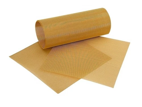 Brass Mesh 20-120 Mesh Wide 50mm-300mm CuZn36 CW507L Mesh Filter Wire