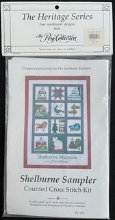 3x Xstitch KIT: POSY COLLECTION USA Shelburne Independence Hall Quilt RQ129
