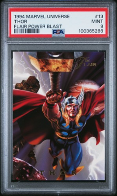 #ad #ad 1994 Marvel Universe Flair Power Blast Thor #13 $39.99