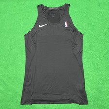 Nike NBA Compression Pro Tank Top Black Team Player Issued Mens Size XL