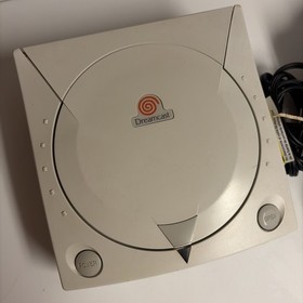 Sega Dreamcast Console White HKT-3020 Powers On Does Not Read Disc Controller