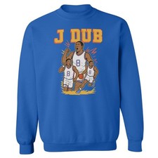 Jalen Williams J Dub Tribute Oklahoma City Basketball Unisex Crewneck Sweatshirt