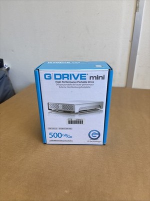 G Tech G-Drive Mini USB 3.0 Festplatte HDD 500GB getestet funktioniert