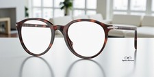 PERSOL PO3353V 24 Havana Clear 51 mm Unisex Eyeglasses