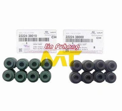 Viton Valve Stem Seals for 92-06 Hyundai Kia 1.6L 1.8L 2.0L 2.4L OEM 2222438010