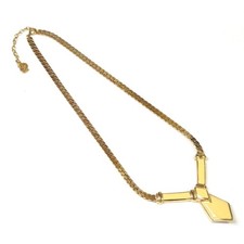 Christian Dior Fashion Jewerly Gold-Tone Chain necklace F103