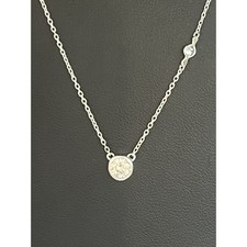 Silpada 925 Sterling Silver 'Marvel' Cubic Zirconia Necklace