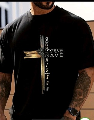 God So Loved The World That He Gave His Only Son XL T Shirt FREE SHIPPING