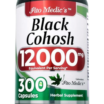 #ad Black Cohosh 12000 Mg Concentrated Menopause Nutritional Support 300 Caps USA $13.49