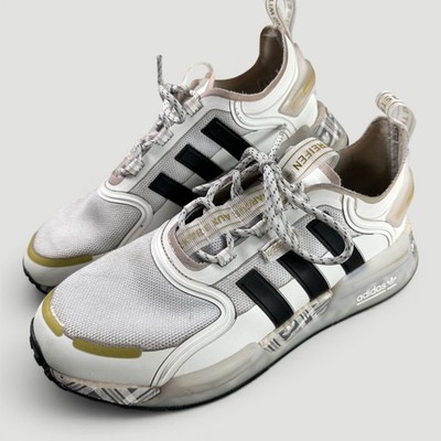 Adidas La Marque Aux 3 Bandes Turnschuhe Sneaker UK7 Cloud White Schnürer