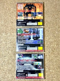 Shining Force III Scenario 1 2 3 Sega Saturn SS NTSC-J Japan Set of 3