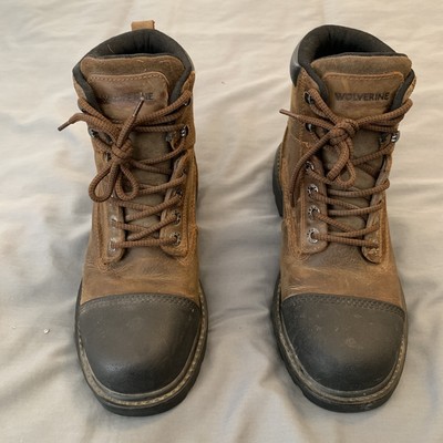 Wolverine Steel Toe Boots Men Size 8 M Waterproof‎ Work Boots ASTM F2413-18 Wolverine Rig Steel Toe Boots Men Size 8 M Waterproof Work  main image 4
