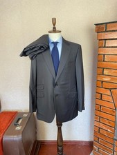 Tuta formale italiana Pal Zileri lana rombo marrone 2 pezzi 46 L, EU 56 L, W38 L32