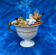 MINT WDCC Cinderella Gus & Jaq “Tea for Two” 1999 Event Sculpture