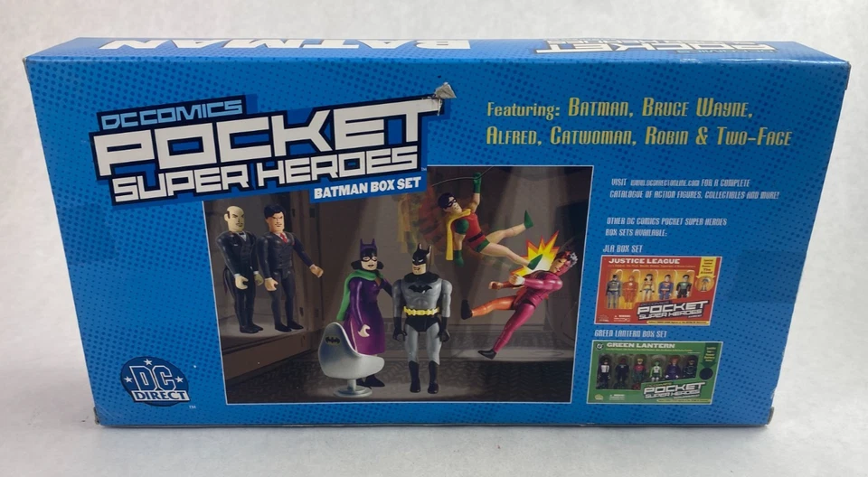 Batman DC Comics Pocket Super Heroes Figure Box Set DC DIrect New - Image 2 of 2