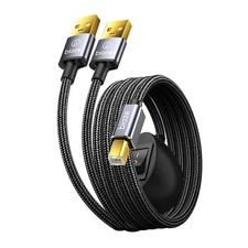 Printer Cable Splitter 2 in 1 Out, USB 2.0 Sharing Switch for Two Computers t...