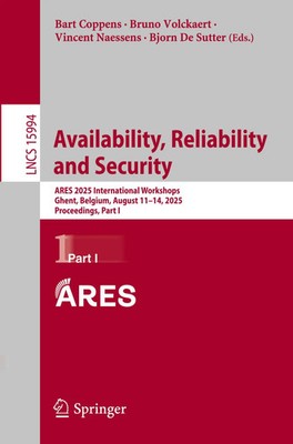 Availability, Reliability and Security | Bart Coppens (u. a.) | Taschenbuch