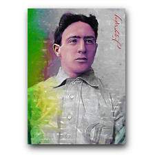 Joe Tinker #5 Art Card Limited 20/50 Edward Vela Signed (Chicago Cubs)