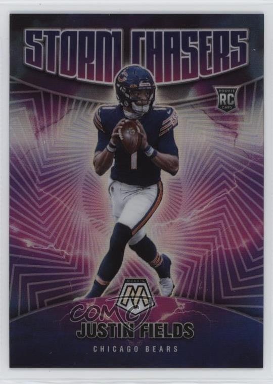 2021 Panini Mosaic Storm Chasers Justin Fields #SC-17 Rookie RC 1hh3