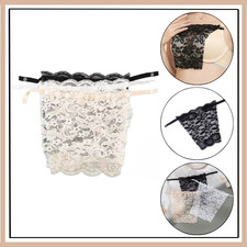 Lady Lace Clip-on Mock Camisole Bra Insert Overlay Modesty Panel Vest Underwear