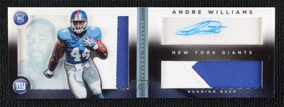 2014 Panini Playbook Booklet 44/49 Andre Williams #162 Rookie Auto RC 4at
