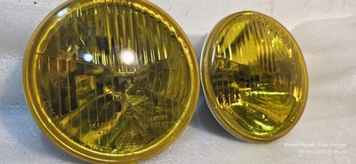 Hella Yellow Headlights 5 3/4 Fit Lamborghini Countach Lamborghini