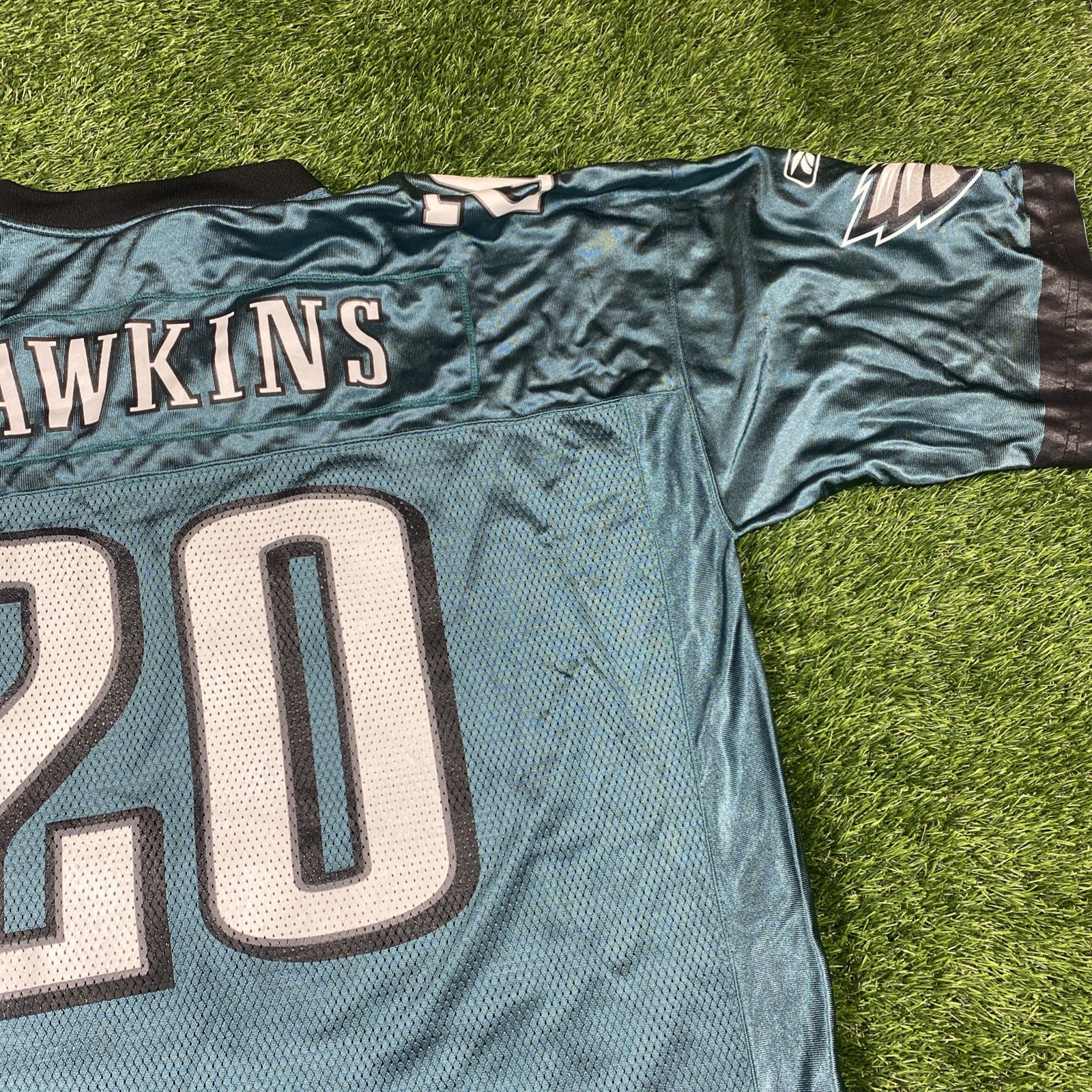 Brian Dawkins Philadelphia Eagles Jersey Mens Jersey Mens 2xl Green #20 Reebok thumbnail 17