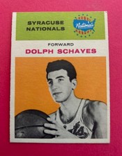 Dolph Schayes 61 Fleer #39 HOF. Great forward in his time. played for Syracuse.