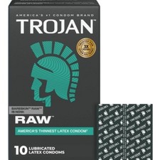 Trojan Bareskin Raw Lubricated Latex Condoms