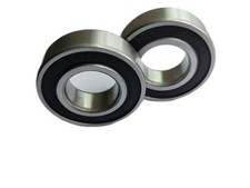 2PCS 6205-2RS Double Rubber Seal Bearings 25x52x15mm Pre-Lubricated