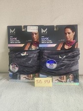 Set Of2 Mission Max Multi-cool Neck Gaiter Triple Black