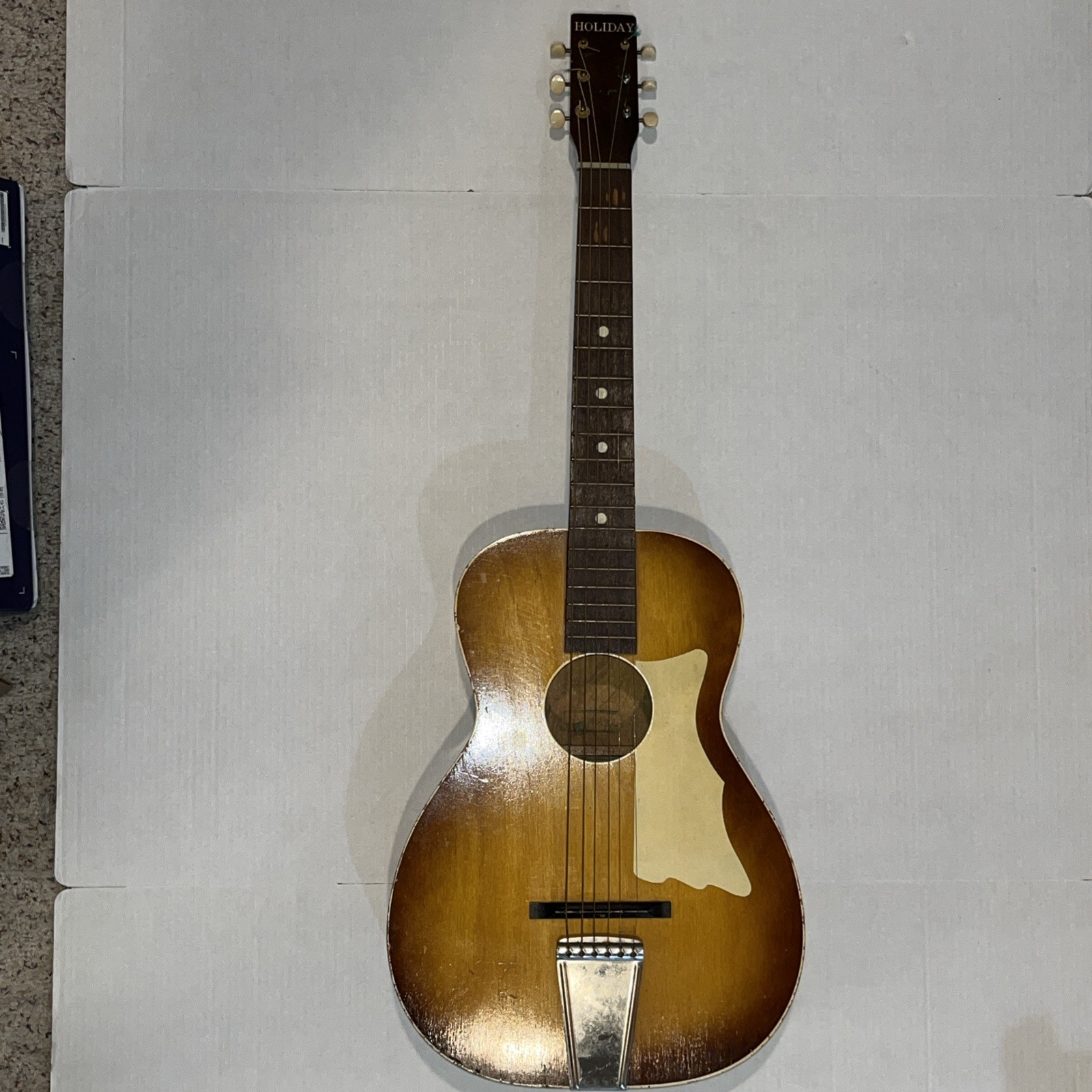 Harmony Holiday Parlor Acoustic Guitar 1960s Made in USA