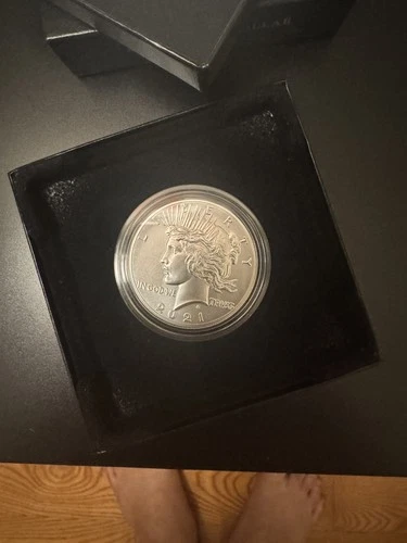 2021 Peace Dollar Uncirculated  0.858 Oz .999 Silver