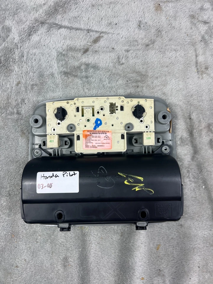 Honda Pilot Acura 2003-2008 mapa superior domo consola de luz 3 pines Homelink OEM Foto 2 de 4
