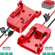 2-Pack 18V for Milwaukee M18 Battery Adapter Power Wheels: Tool Red