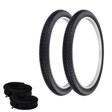 PRO TIRES 24 x 2.125 BLACK P-123A W/ HEAVYDUTY TUBES